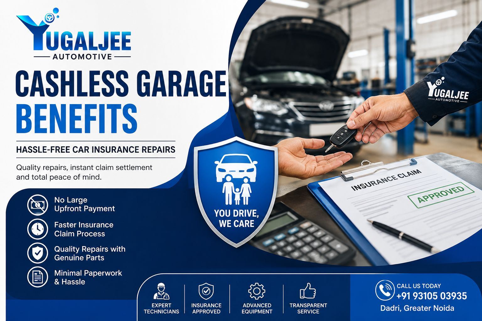 Cashless Garage Benefits: Hassle-Free Car Insurance Repairs
